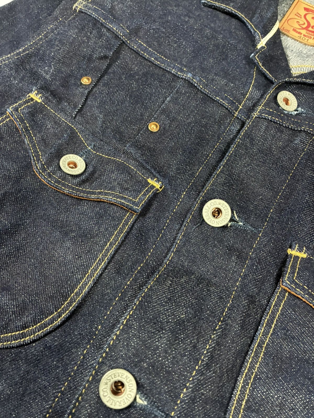 Stevenson Overall Co. Stevenson Overall Co. Lot 401 Denim Jacket Size US S / EU 44-46 / 1 - 3 Thumbnail