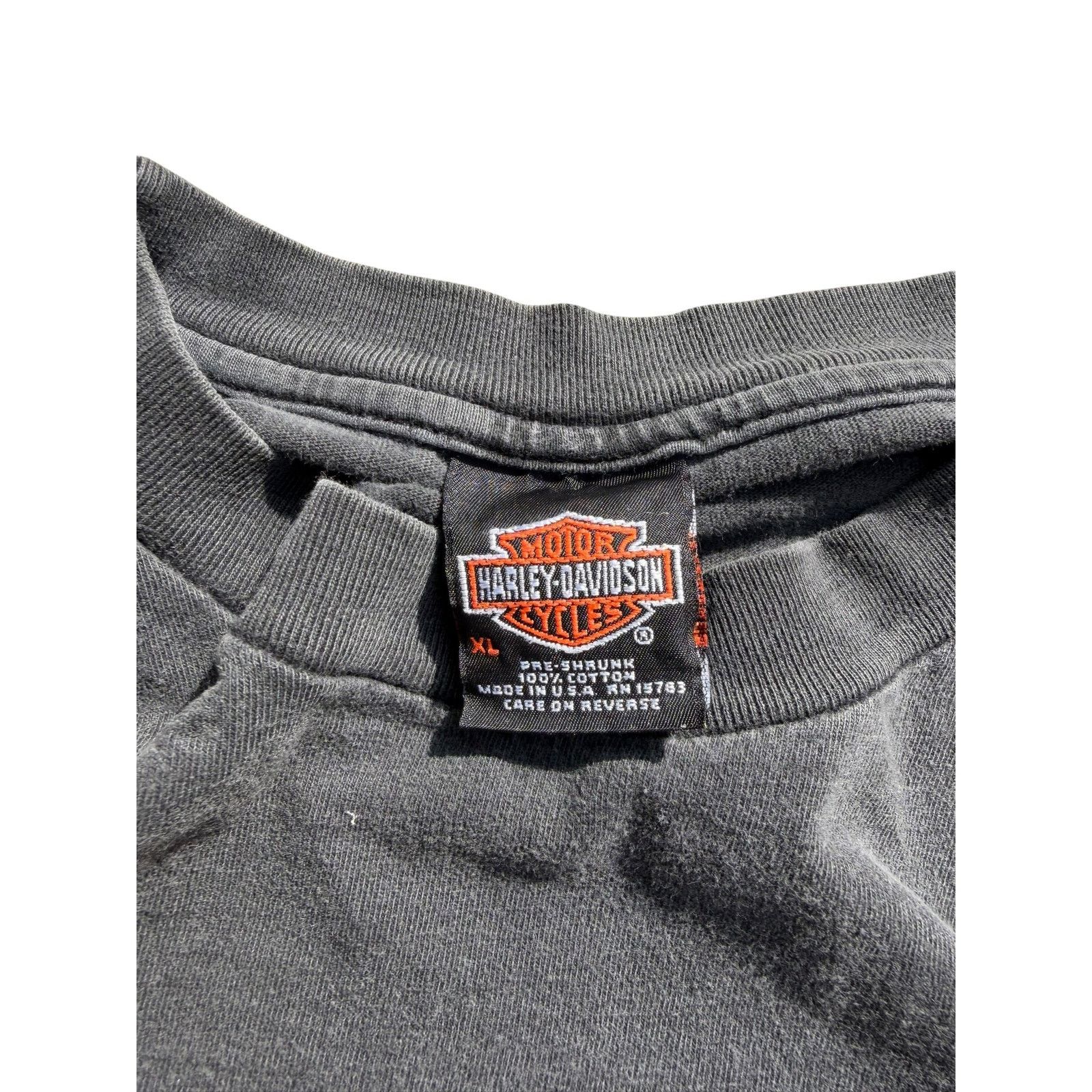 Harley Davidson Vintage Faded Harley Davidson Upraised Eagle Tee Size US XL / EU 56 / 4 - 3 Thumbnail