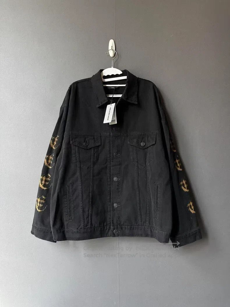 Balenciaga Balenciaga Sanskrit Destroyed Denim Jacket Size US S / EU 44-46 / 1 - 1 Thumbnail