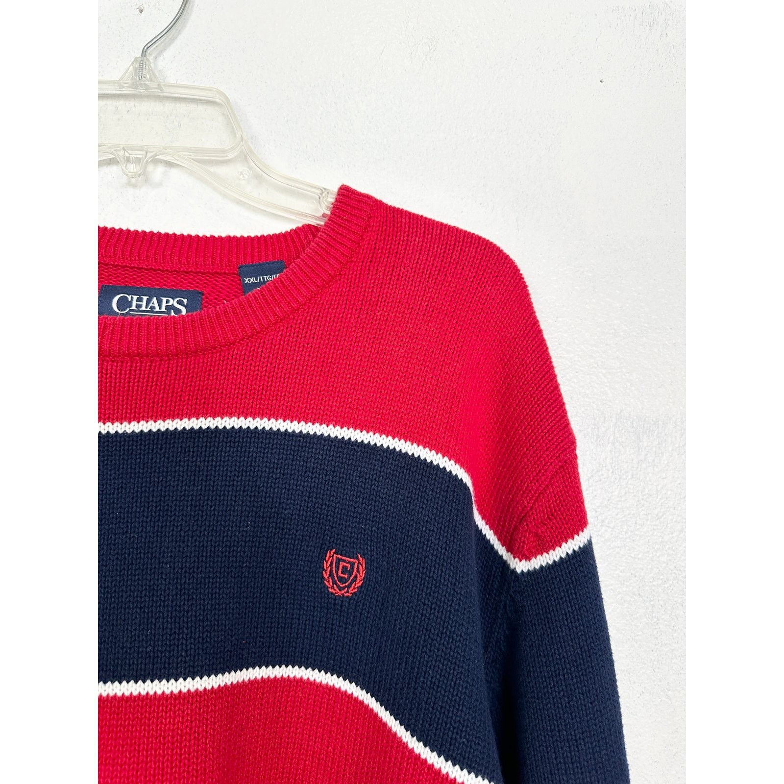 Chaps Y2K Chunky Cotton Chaps Sweater Men's XXL Size US XXL / EU 58 / 5 - 3 Thumbnail