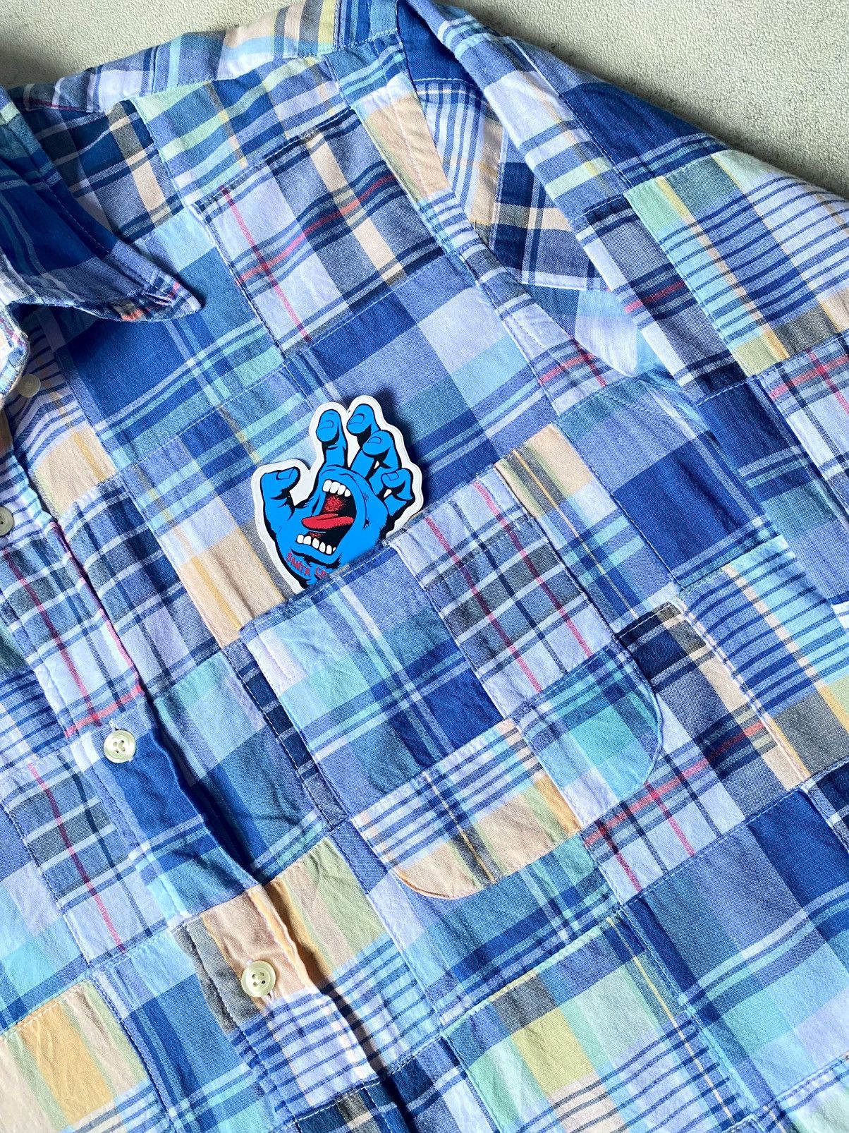 Brooks Brothers × Designer Brooks brother patchwork shirt button up Size US L / EU 52-54 / 3 - 4 Thumbnail