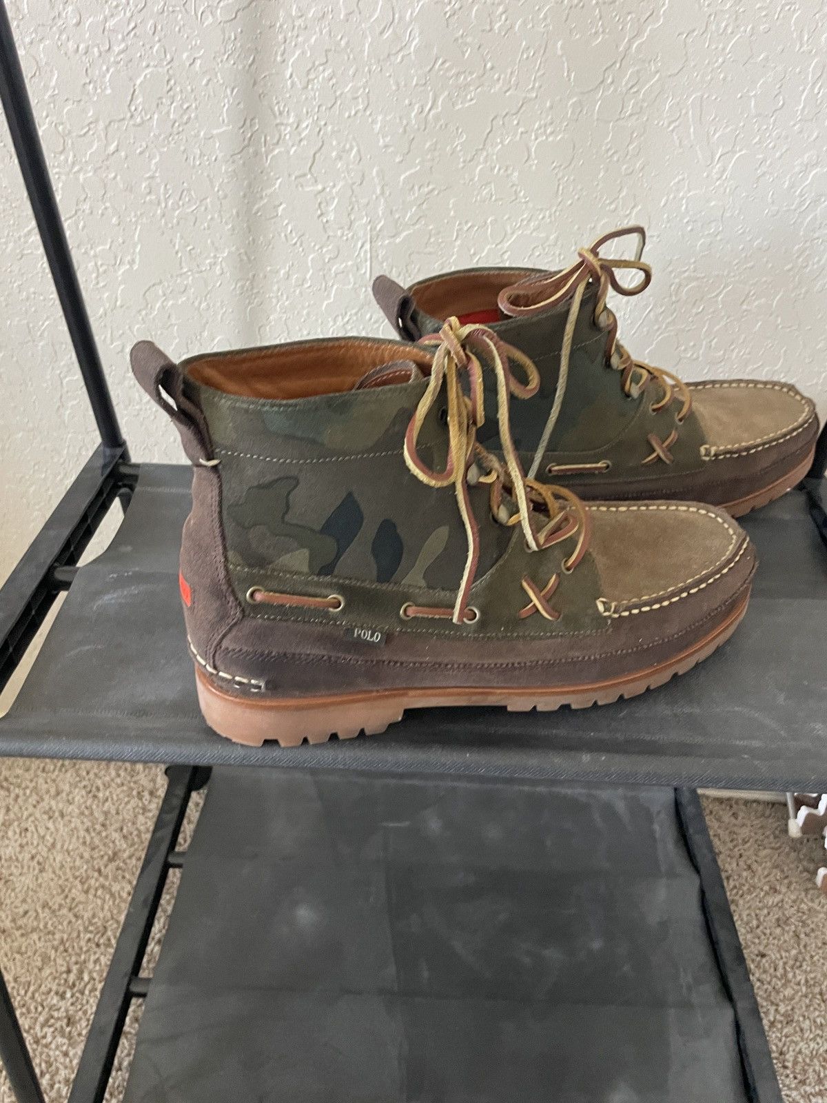 Polo Ralph Lauren Polo Country Ranger Mid Camo suede boots Size US 13 / EU 46 - 8 Thumbnail