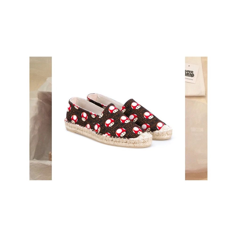 Moschino SS16 Moschino Couture X Jeremy Scott Mushroom Espadrilles Size US 8 / IT 38 - 1 Thumbnail