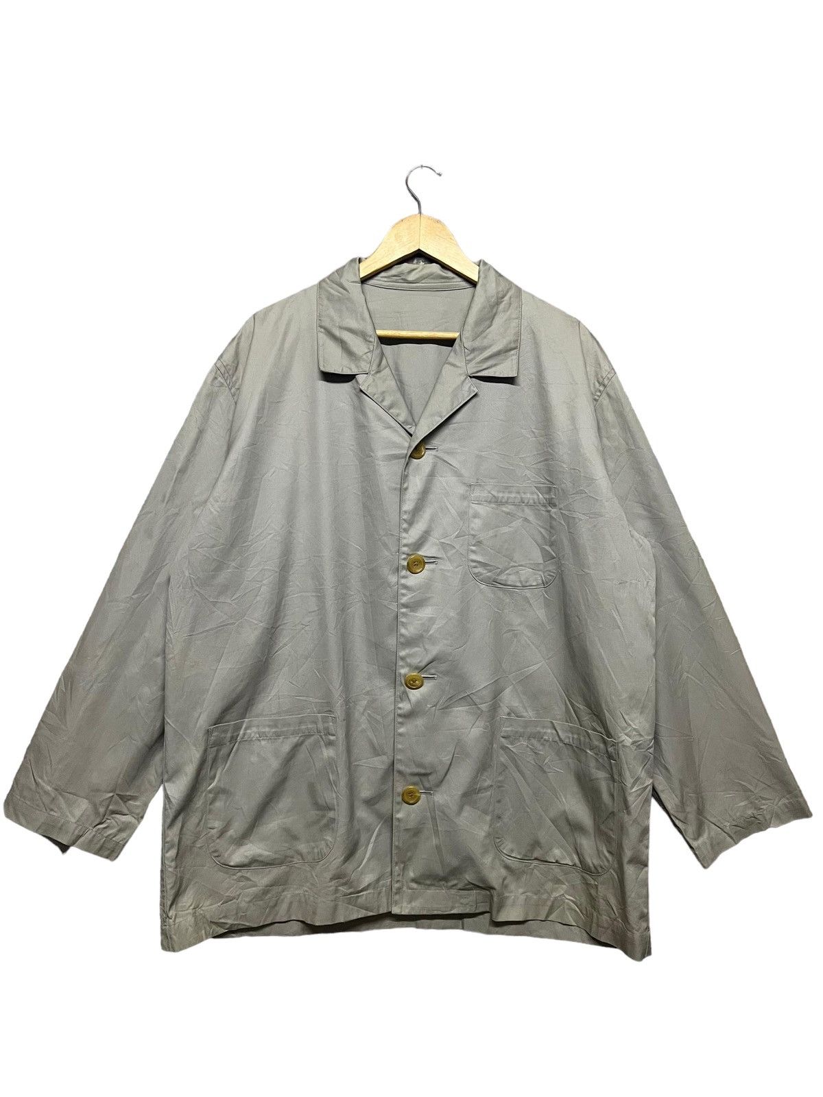 Yohji Yamamoto Vtg🔥Archive Y’s For Men Yohji Yamamoto Cotton Chorew Jacket Size US XL / EU 56 / 4 - 2 Thumbnail