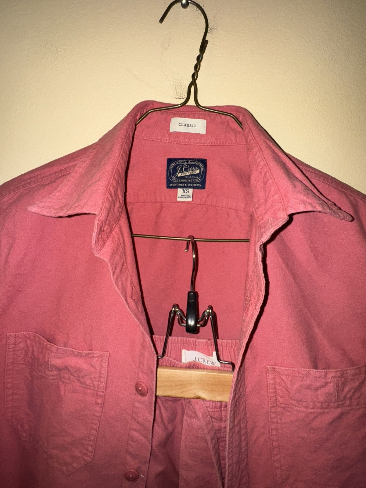 J.Crew J Crew Men’s Lightweight Chamois Shirt and Pants Set, XS Size US XS / EU 42 / 0 - 2 Thumbnail