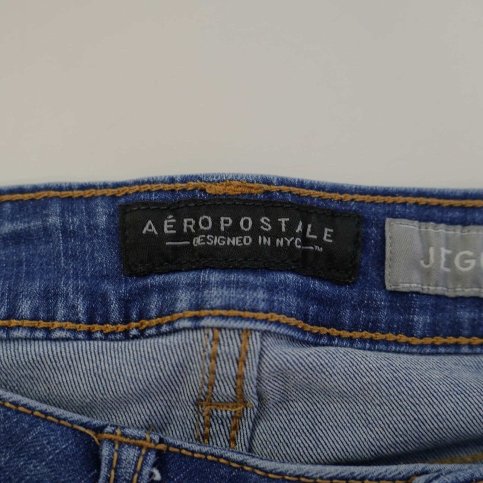 Aeropostale Aeropostale Jeggings Blue Jeans 8 Short 30/26 Mid Rise Stone Size 30" / US 8 / IT 44 - 9 Thumbnail