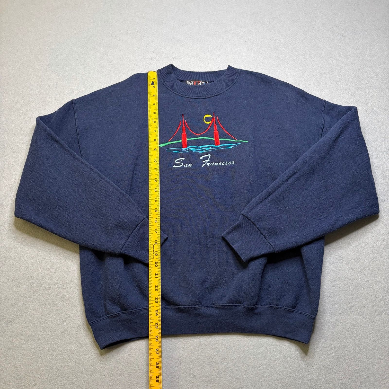 Vintage Vintage San Francisco Golden Gate Bridge Crewneck Sweatshirt Size US XL / EU 56 / 4 - 5 Thumbnail