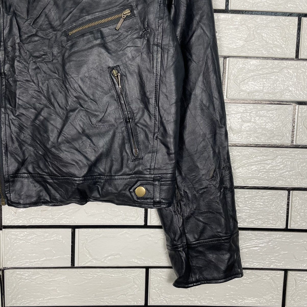 Beams Japan Beams Heart Motorcycle Riding Women Leather Jacket Size S / US 4 / IT 40 - 4 Thumbnail