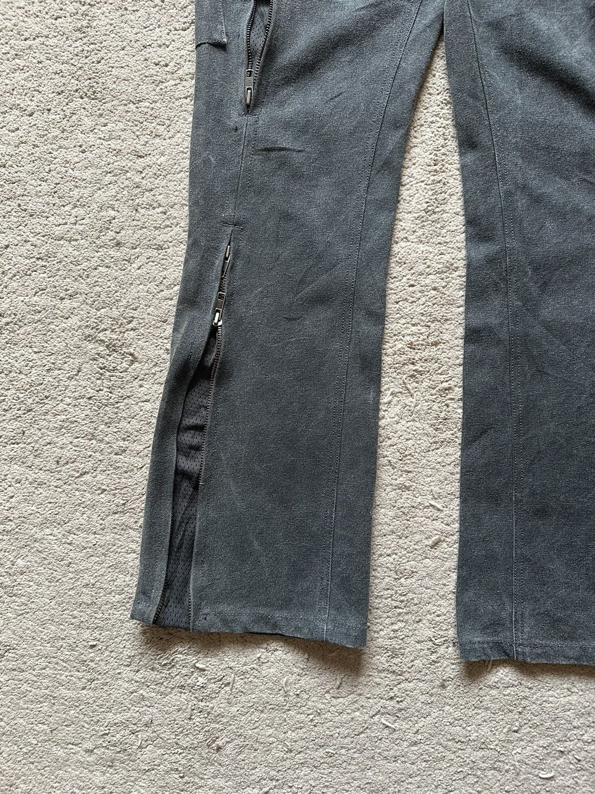 Kadoya 2000s Kadoya Leather Duck Cotton Motorcycle Flare Pant Size US 29 - 5 Thumbnail