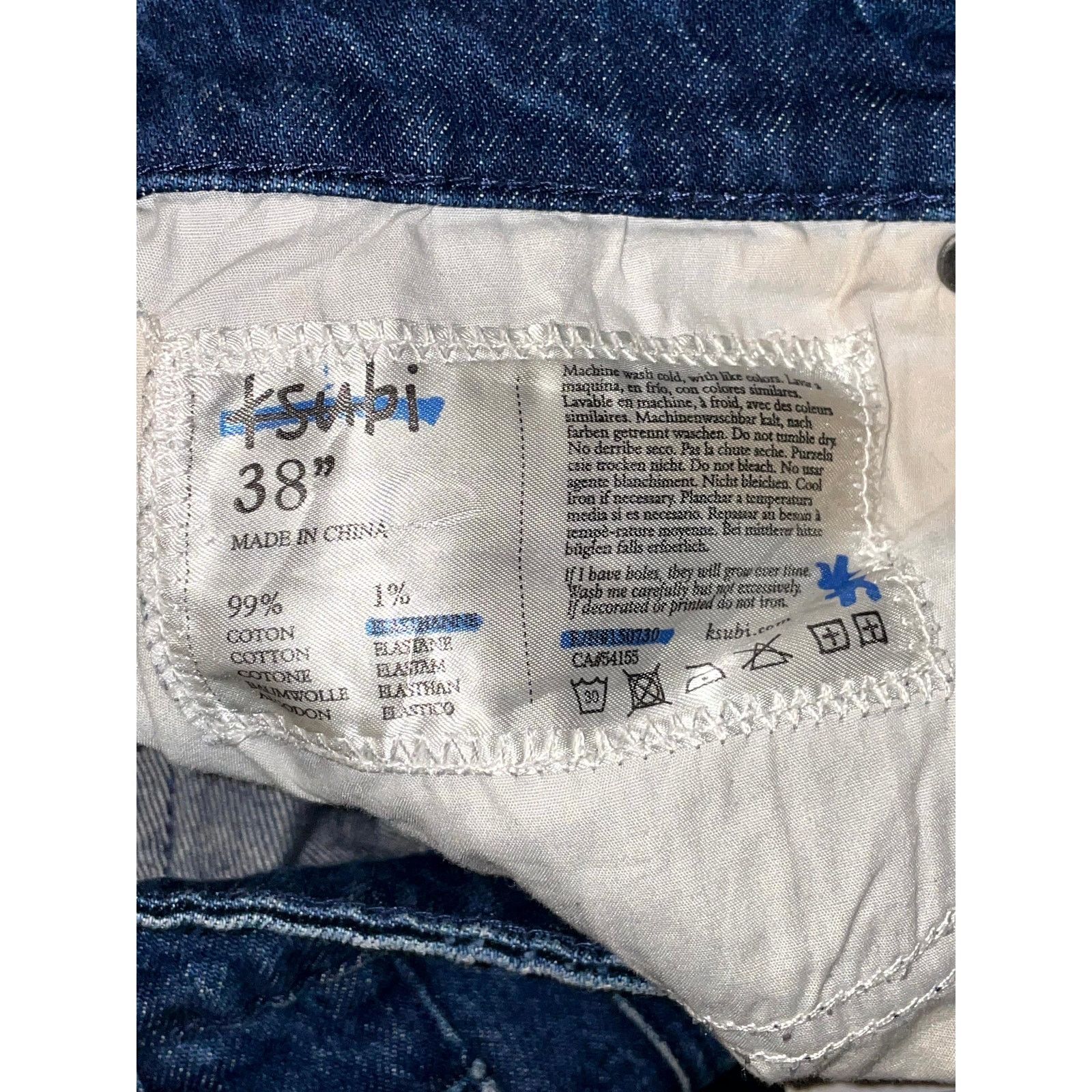 Ksubi Ksubi Ripped Blue Jeans Size US 38 / EU 54 - 7 Thumbnail