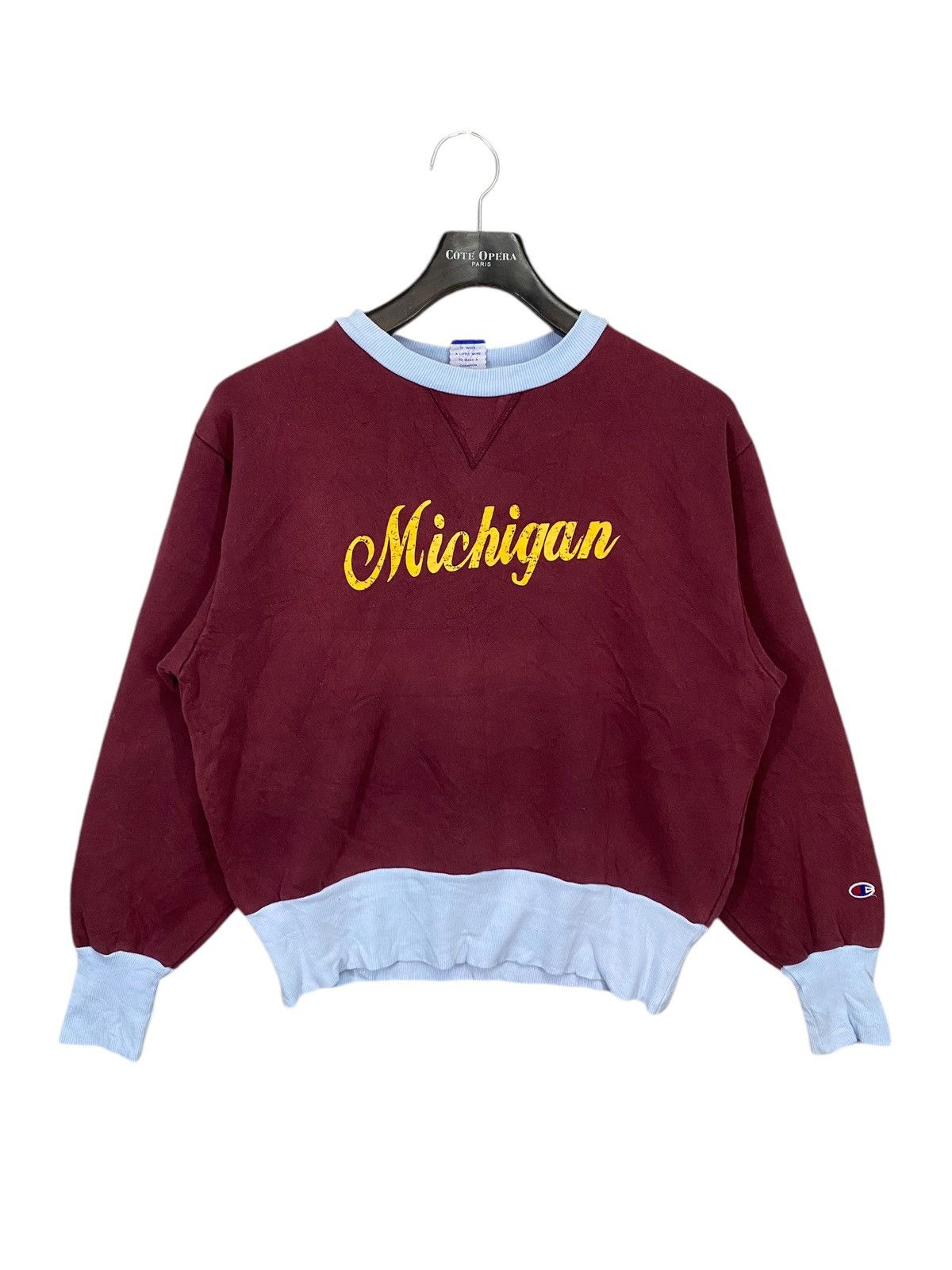 Champion × Vintage Vintage champion machigan sweatshirt crewneck pullover Size US L / EU 52-54 / 3 - 1 Thumbnail