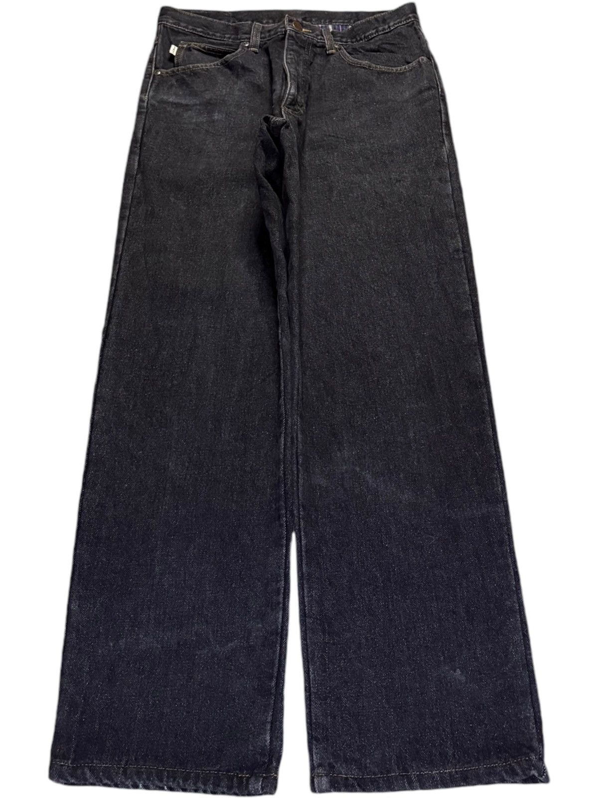 Japanese Brand × L.L. Bean Vintage LL Bean Raw Denim Flannel Inside Classic Fit Jeans Size US 30 / EU 46 - 1 Thumbnail