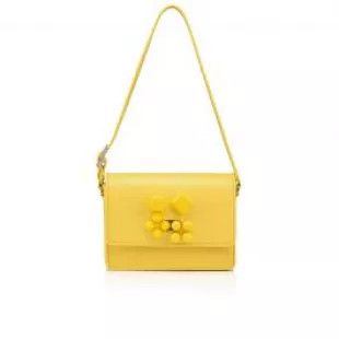 Christian Louboutin o1s1wg111124 Size: OS/ Carasky Crossbody in Yellow Size ONE SIZE - 1 Preview