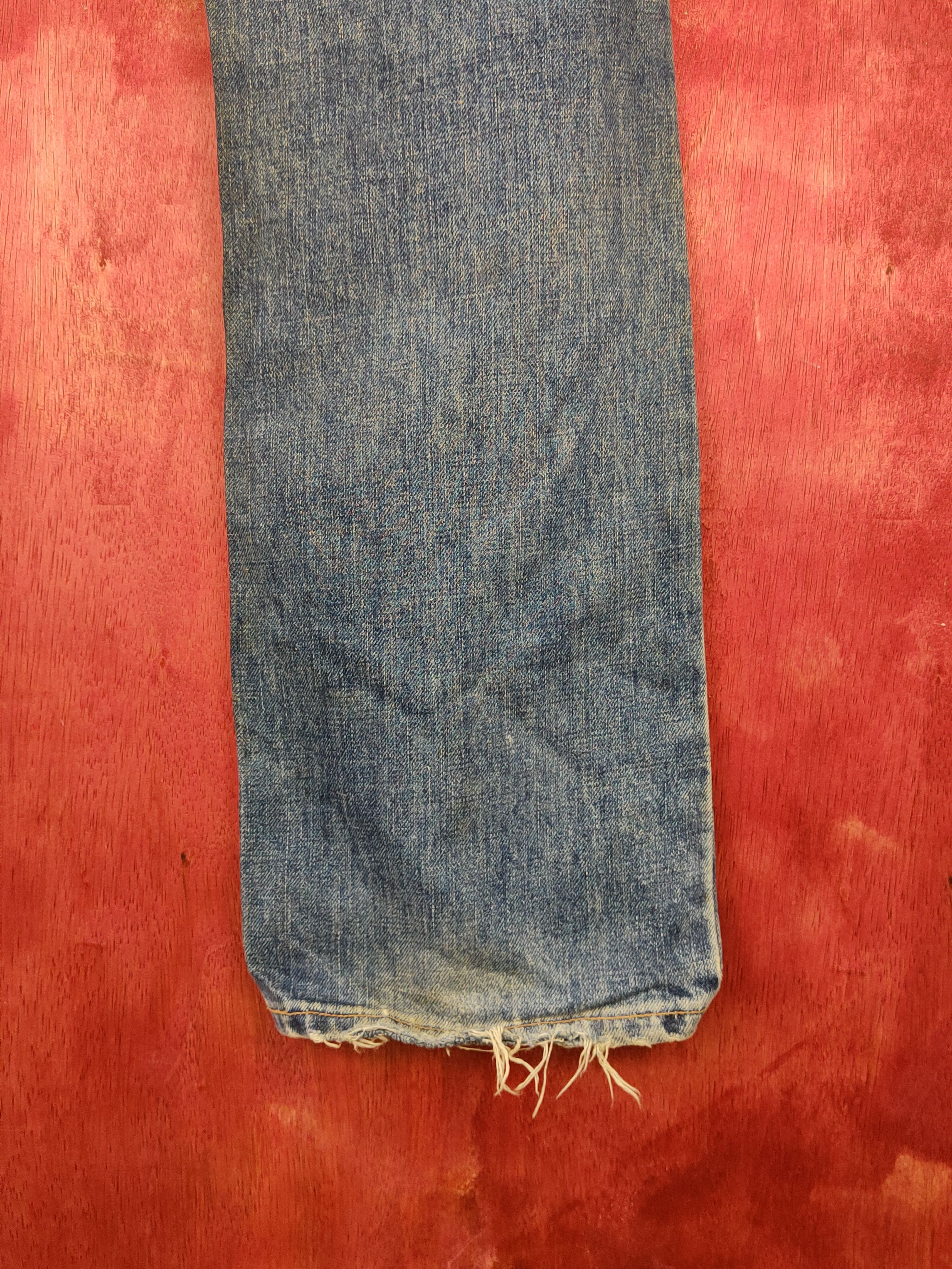 Levi's Levi's Dark Blue Faded Distressed Ripped Jeans #S1836 Size US 28 / EU 44 - 13 Thumbnail