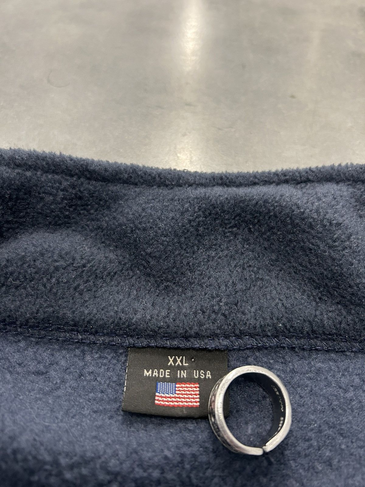 USA Olympics × Vintage Vintage Navy blue fleece jacket USA Olympic Games logo Size US XXL / EU 58 / 5 - 4 Thumbnail