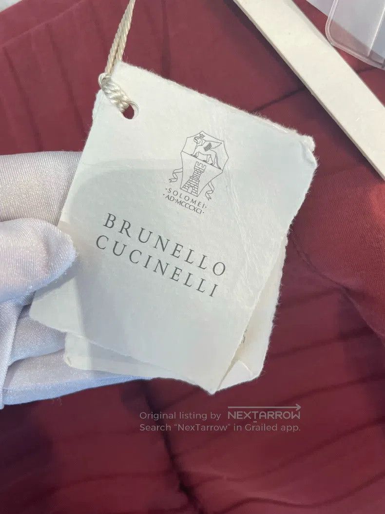Brunello Cucinelli Brunello Cucinelli Brick Red Cotton Shorts Size 27" / US 4 / IT 40 - 5 Thumbnail