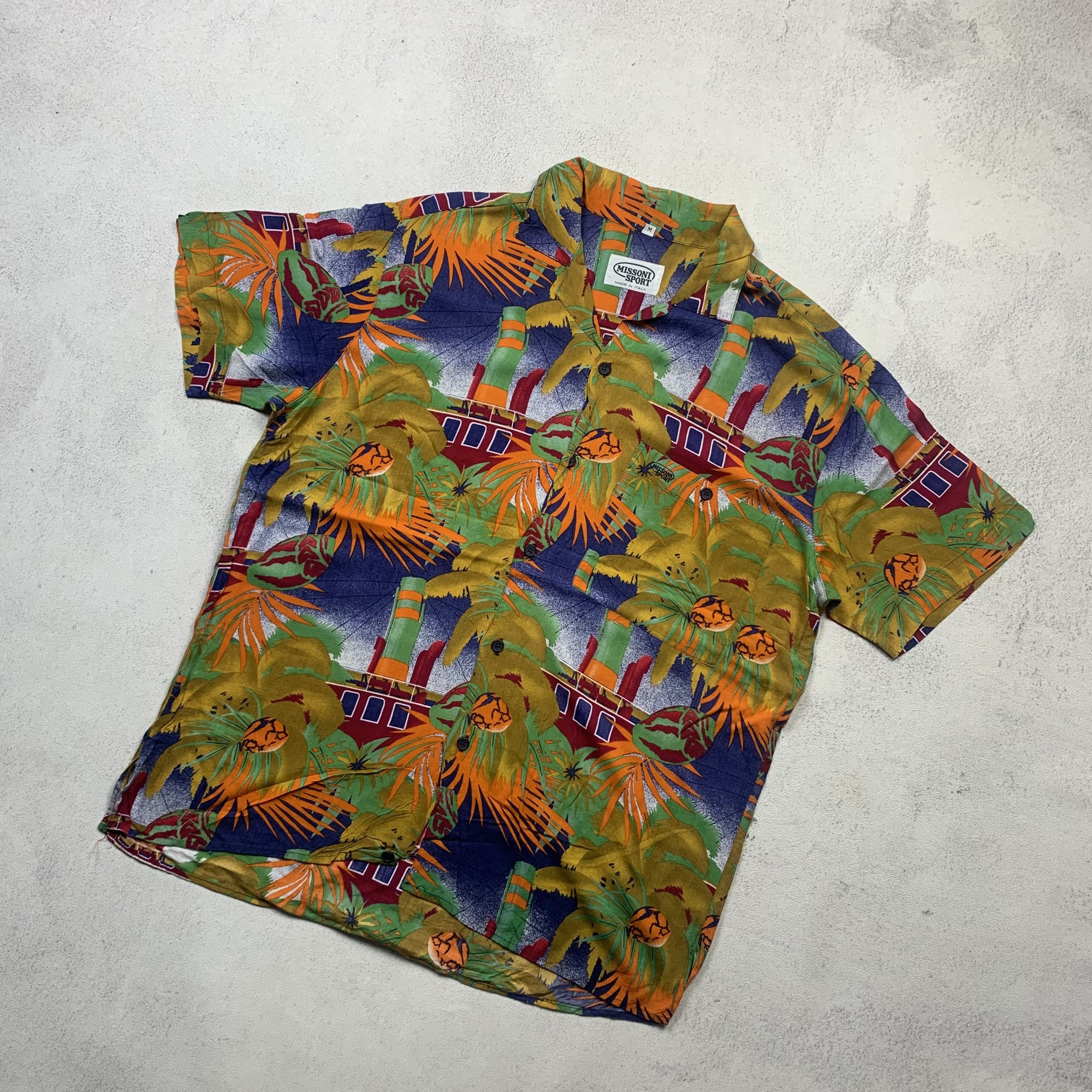 Missoni Vintage Missoni Printed Shirt Size US M / EU 48-50 / 2 - 1 Thumbnail