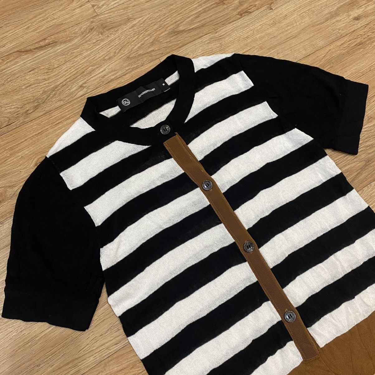 GU × Undercover Gu X Undercover Stripe Cardigan Button Up Size M / US 6-8 / IT 42-44 - 2 Thumbnail