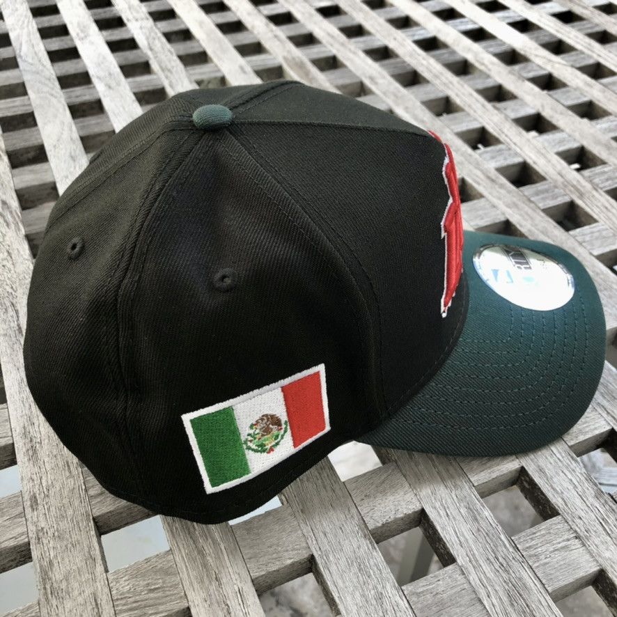 New Era LA Los Lakers Mexican Flag Patch A Frame Snapback Hat Size ONE SIZE - 3 Thumbnail