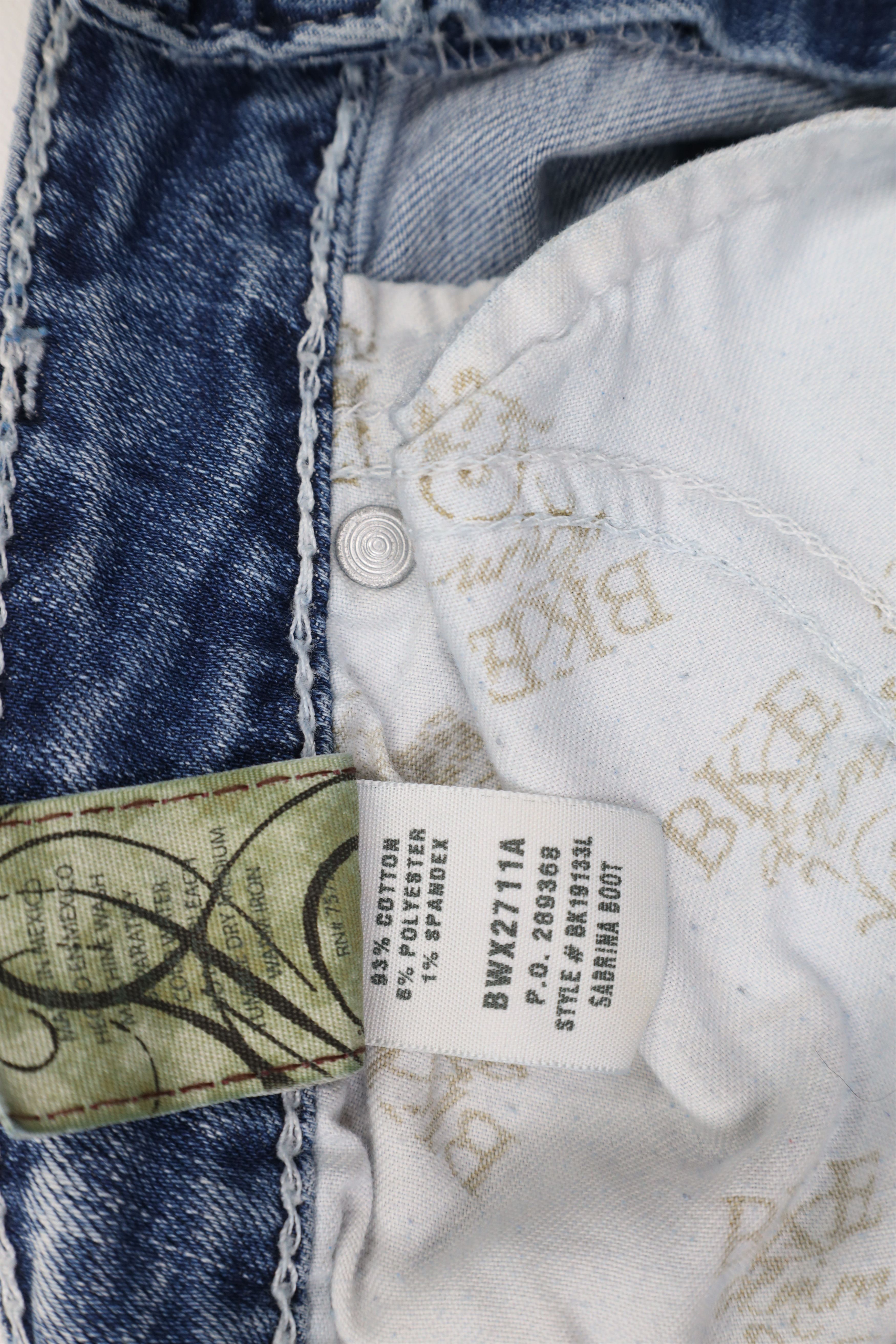 Vintage Buckle BKE Stretch Sabrina Bootcut Denim Jeans Blue Size 30" / US 8 / IT 44 - 8 Thumbnail