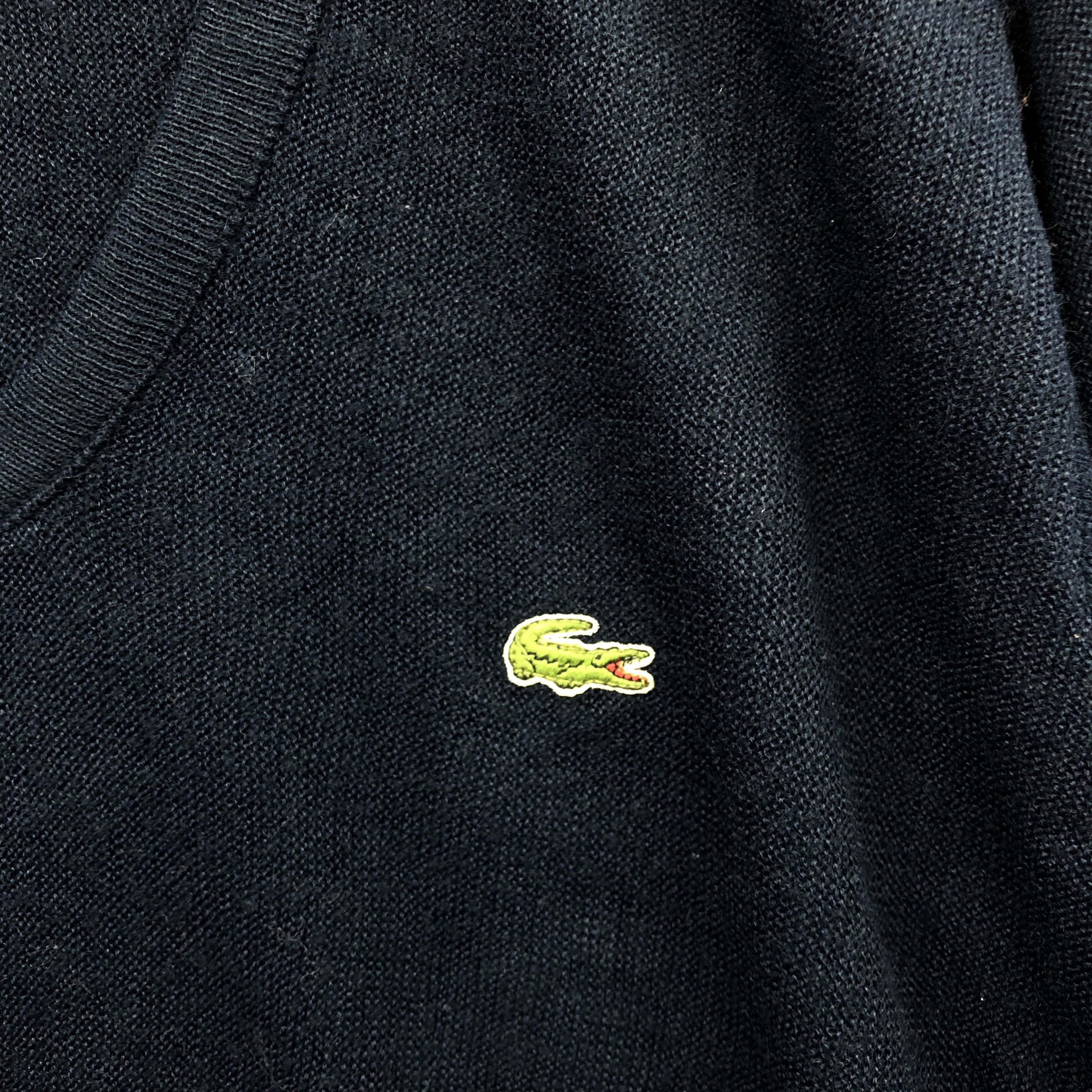 Lacoste × Vintage Lacoste Vintage Sweater Knit Casual Navy 90s Hype Rare Size US M / EU 48-50 / 2 - 4 Thumbnail