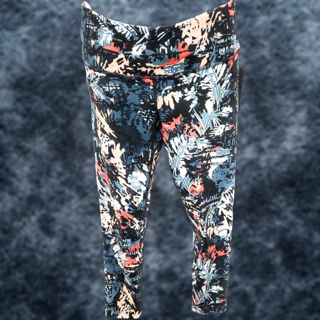 New Balance Womens New Balance Accelerate Mid Rise Capri NB Pants Sprinters Multicolor GPK WP01211 Size 28" / US 6 / IT 42 - 1 Thumbnail