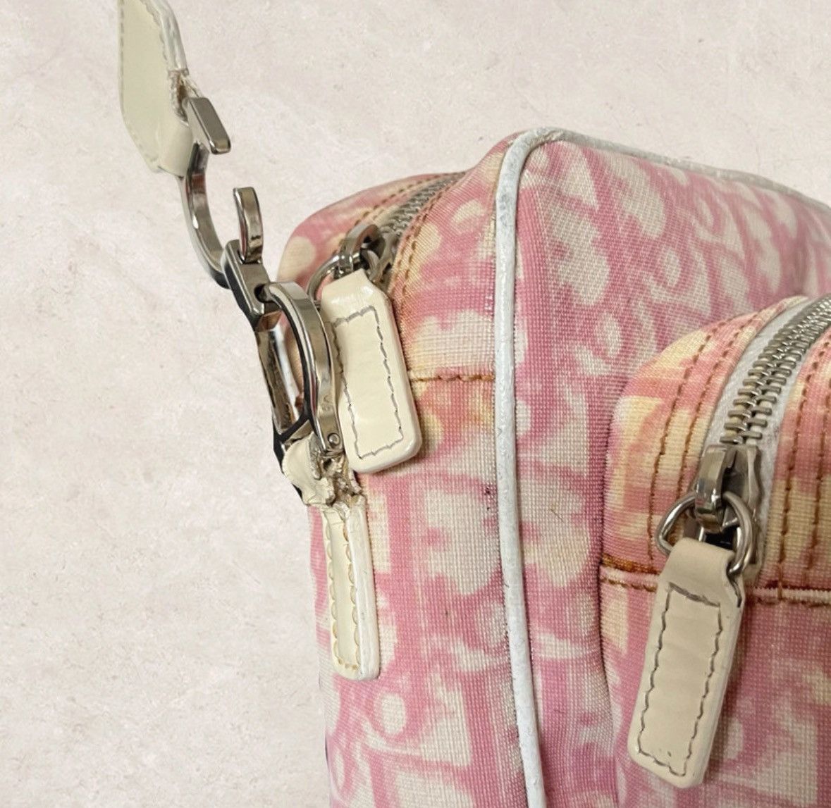 Dior Christian Dior pink trotter no.2 monogram crossbody bag Size ONE SIZE - 6 Thumbnail
