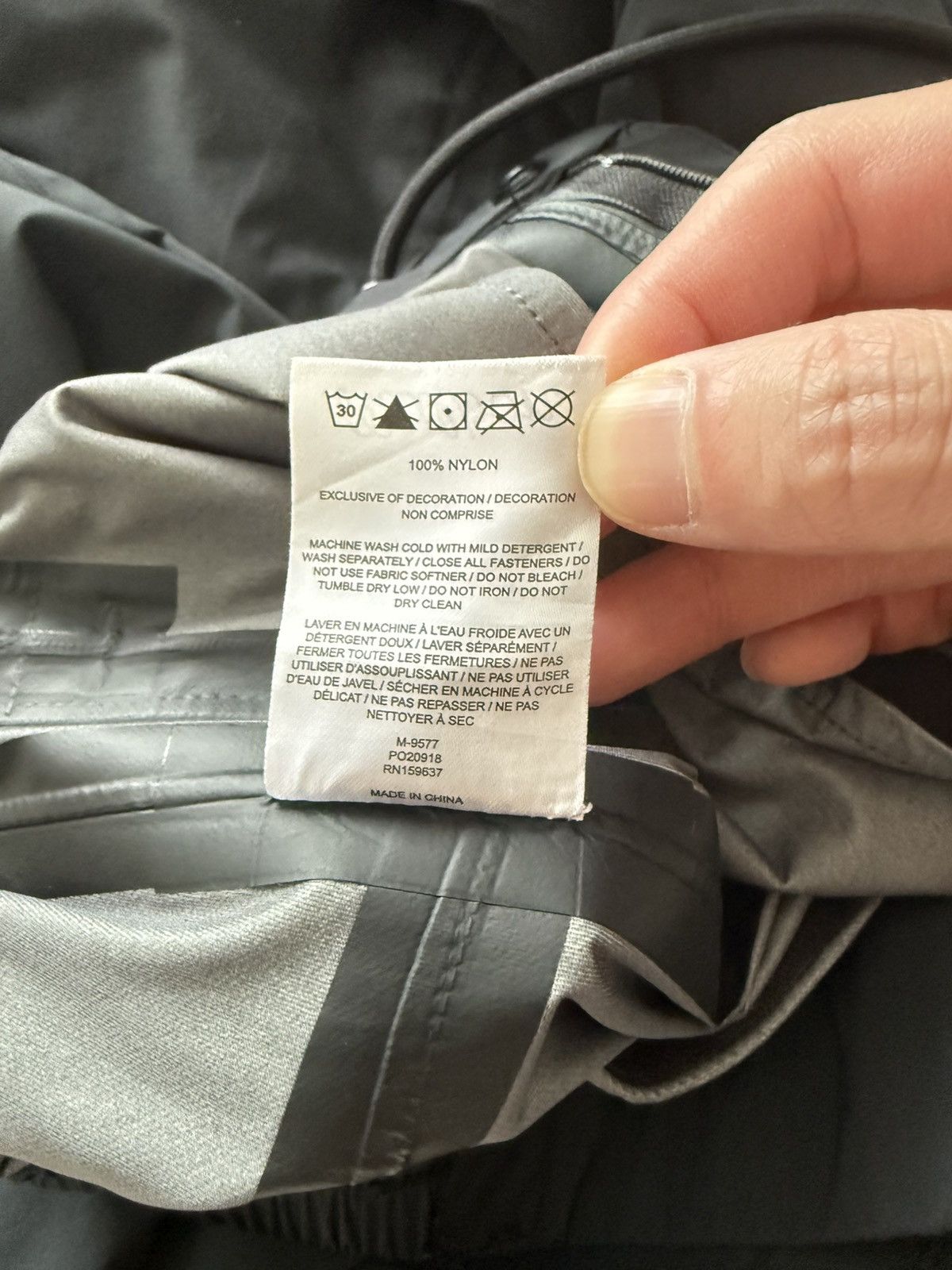 Malbon Malbon Black Flint Rain Pants Size US 31 - 9 Thumbnail