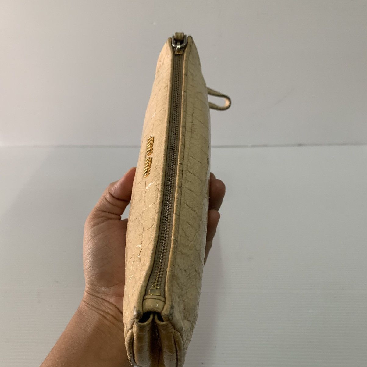 Miu Miu Miu Miu Leather Clutch Bag Size ONE SIZE - 5 Thumbnail