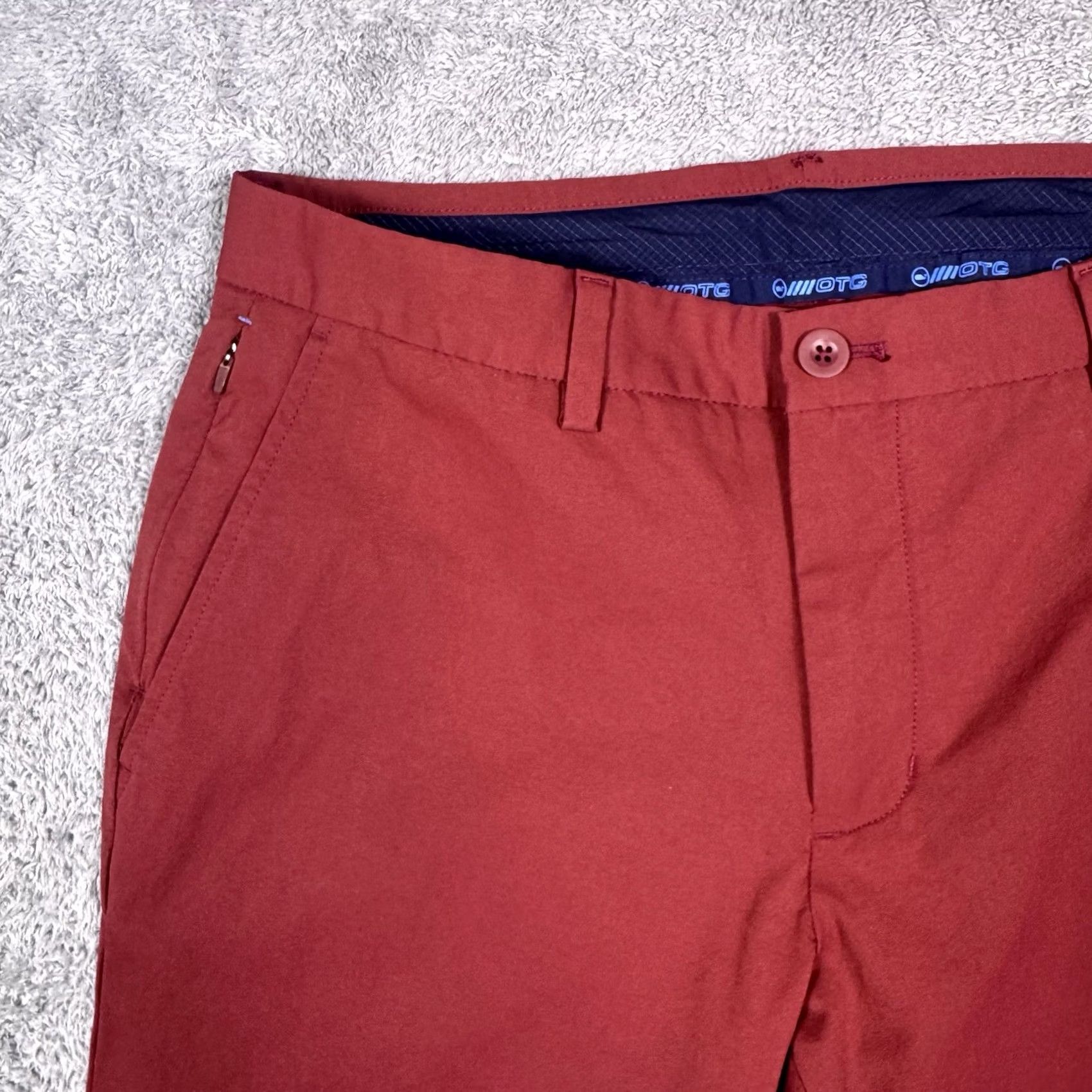 Vineyard Vines Vineyard Vines OTG Mens Pants Red On The Go Casual Golf Performance Size US 34 / EU 50 - 3 Thumbnail