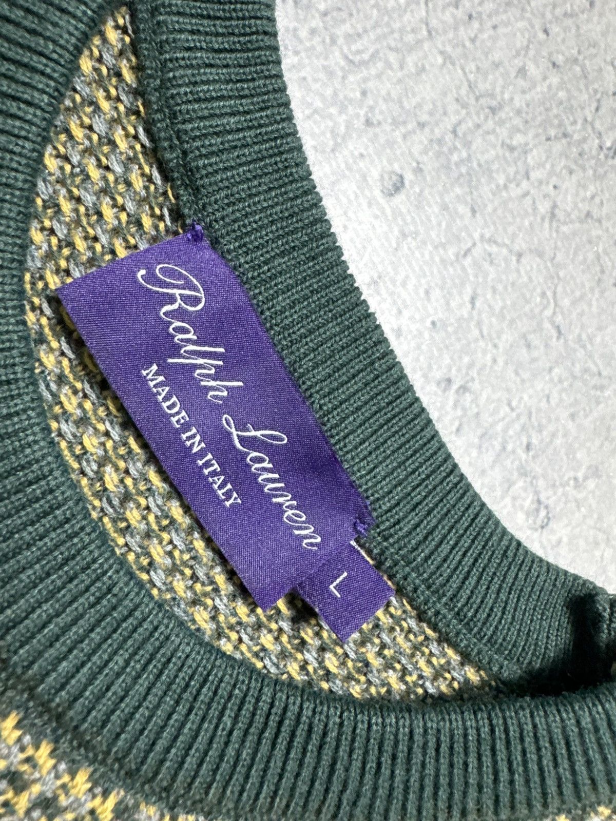 Ralph Lauren Purple Label Ralph Lauren Purple Label Luxury Sweater Size L Size US L / EU 52-54 / 3 - 6 Thumbnail