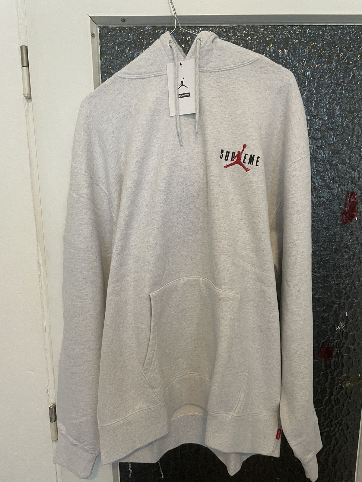 black supreme jordan hoodie