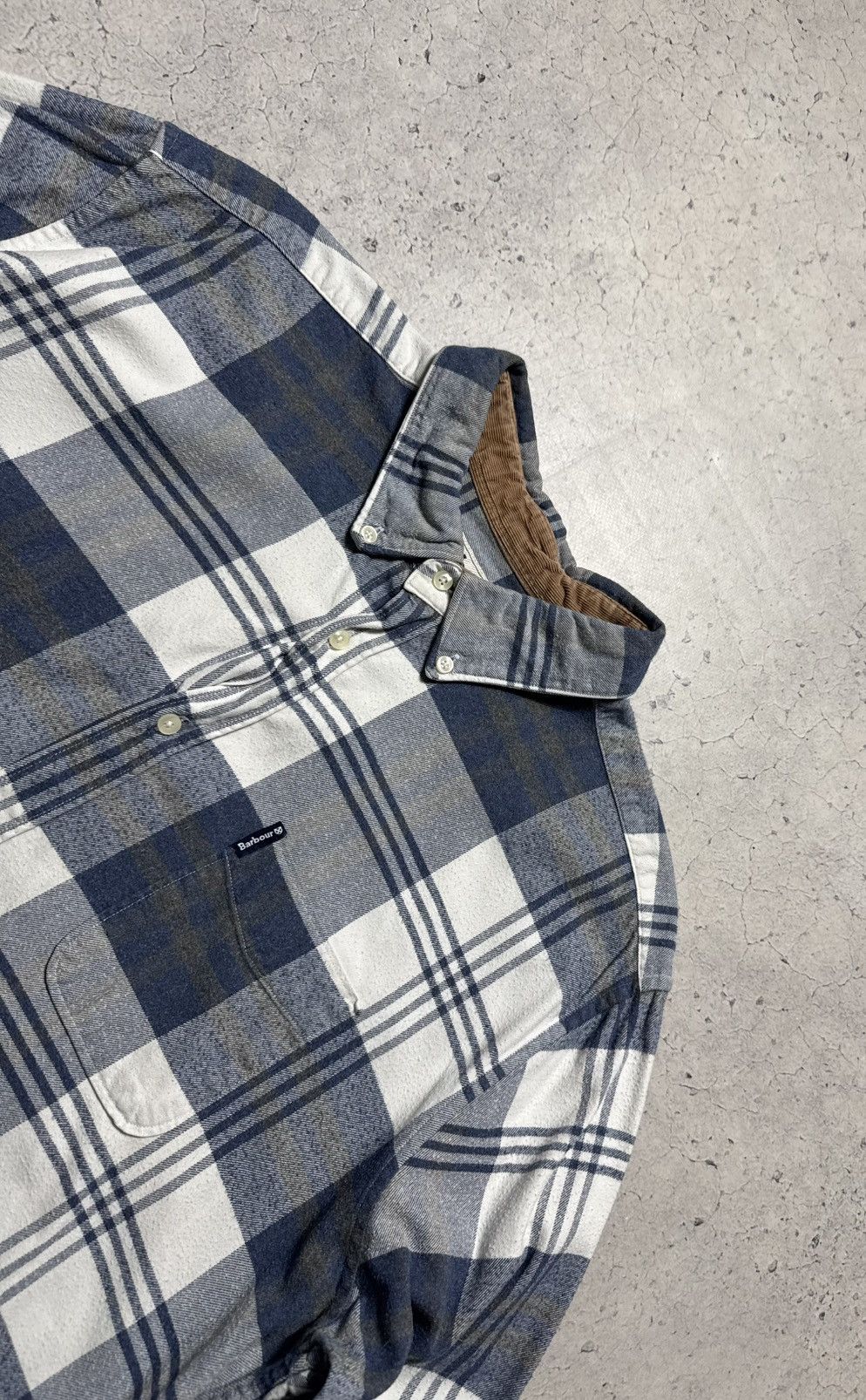 Barbour Barbour Checked Button Up Shirt Flannel Casual Size XXL Size US XXL / EU 58 / 5 - 4 Thumbnail