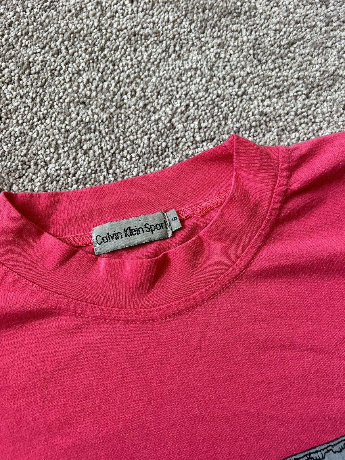 Calvin Klein × Vintage Vintage 90s Calvin Klein Tee Shirt Size US S / EU 44-46 / 1 - 4 Thumbnail