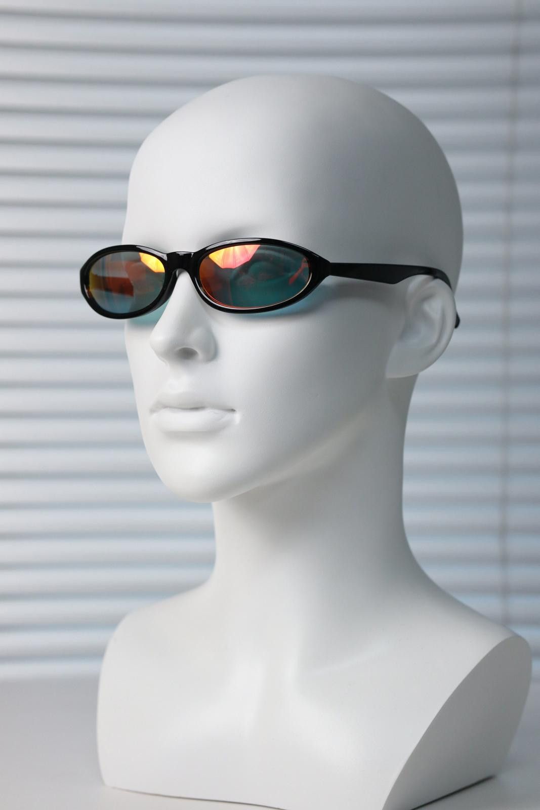 Other Rare Vtg Y2k Avant Garde Cat Eye Black Sunglasses Unisex OS Size ONE SIZE - 6 Thumbnail
