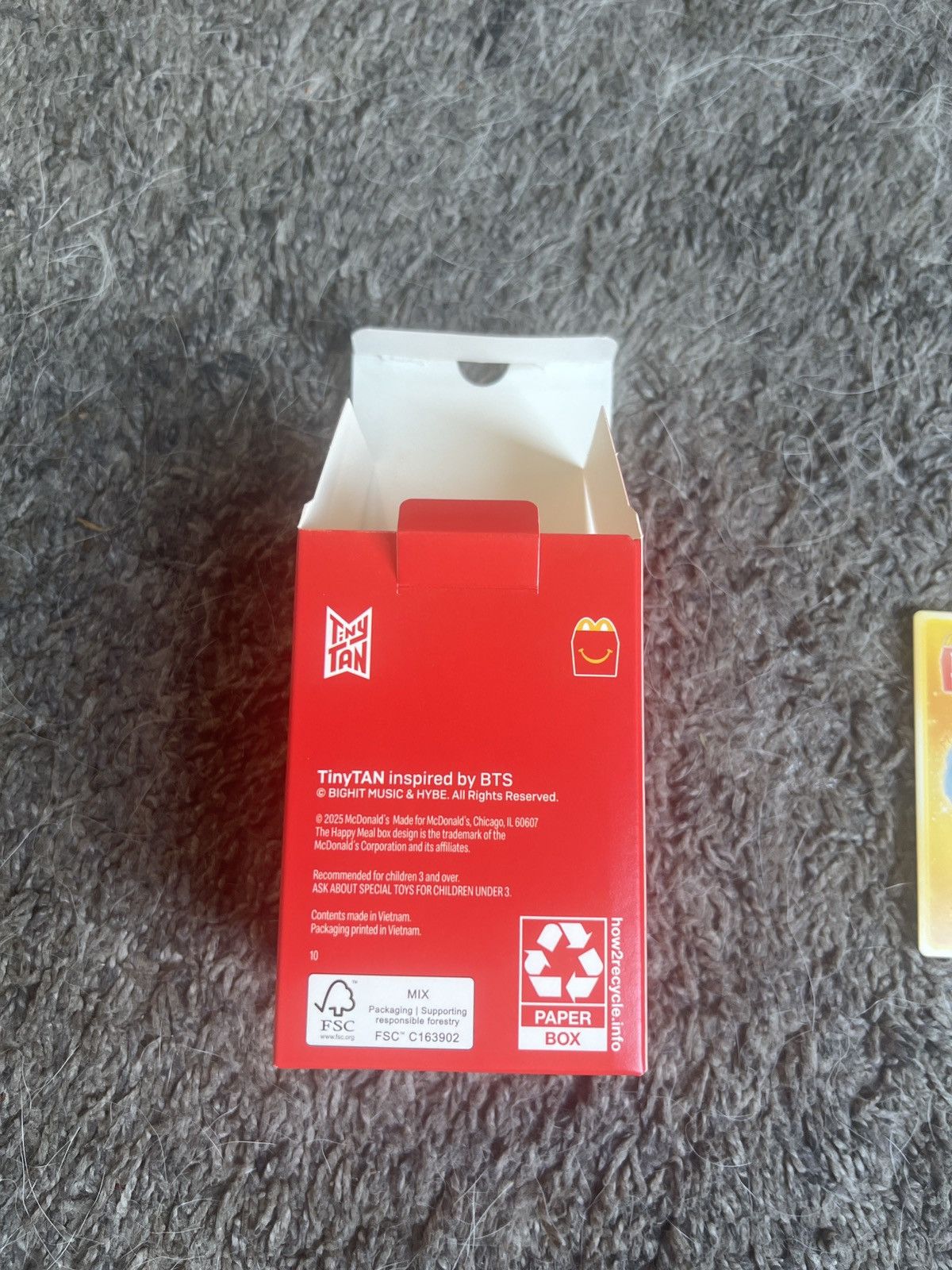Hypebeast 2025 McDonald’s TinyTAN Suga Figure Size ONE SIZE - 10 Thumbnail