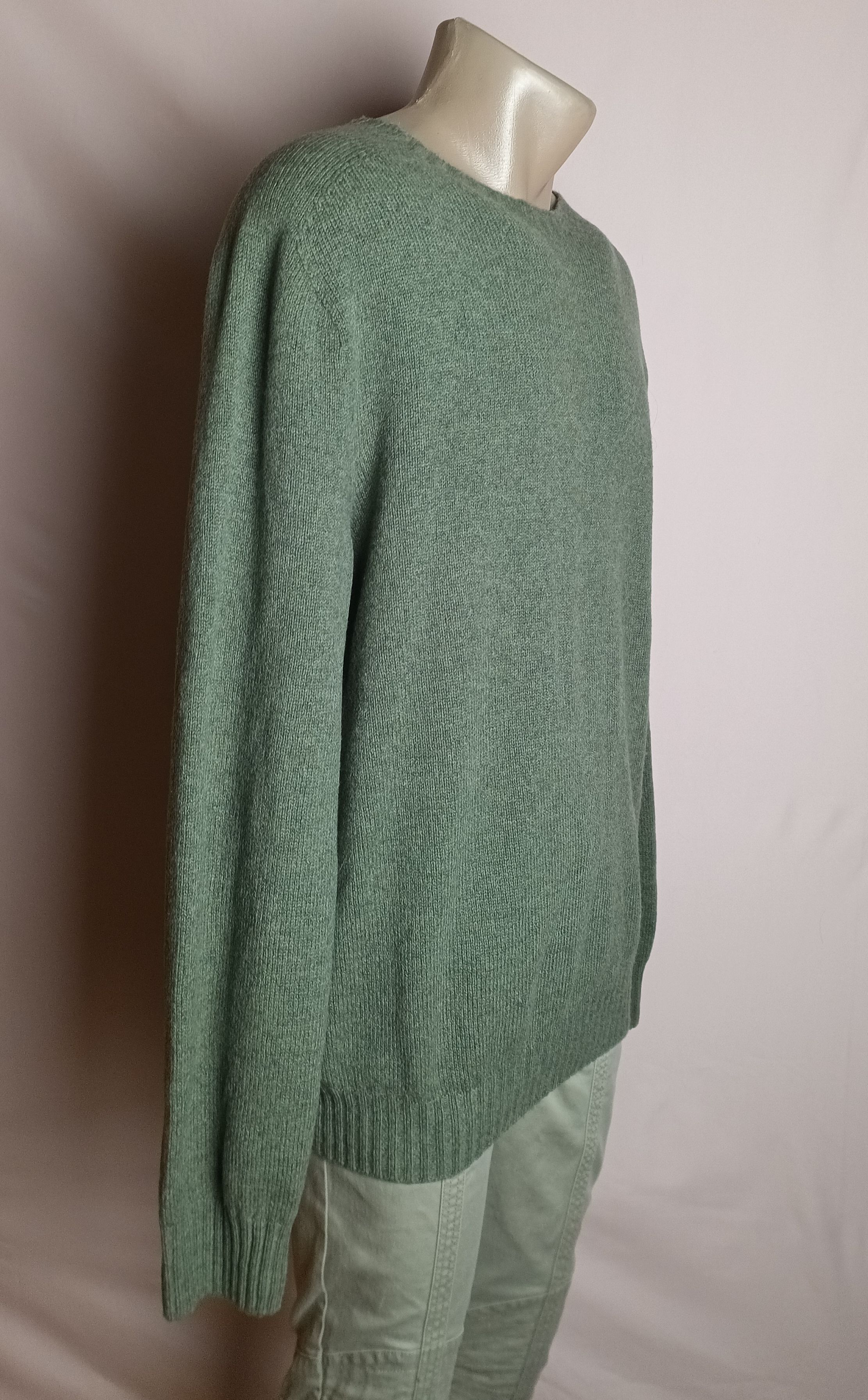 Harley of Scotland Harley of Scotland Lambswool Knit Men Sweater Size L Size US L / EU 52-54 / 3 - 4 Thumbnail