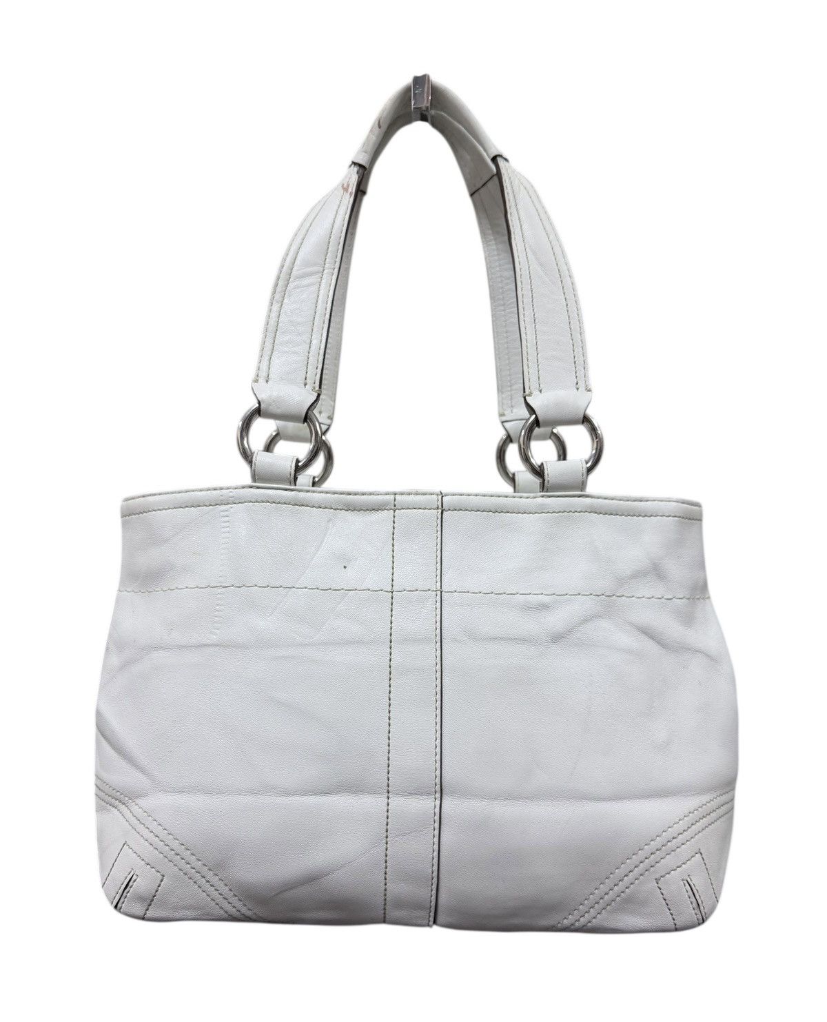 Coach Coach Hamilton Hobo Leather White Bag Size ONE SIZE - 2 Thumbnail