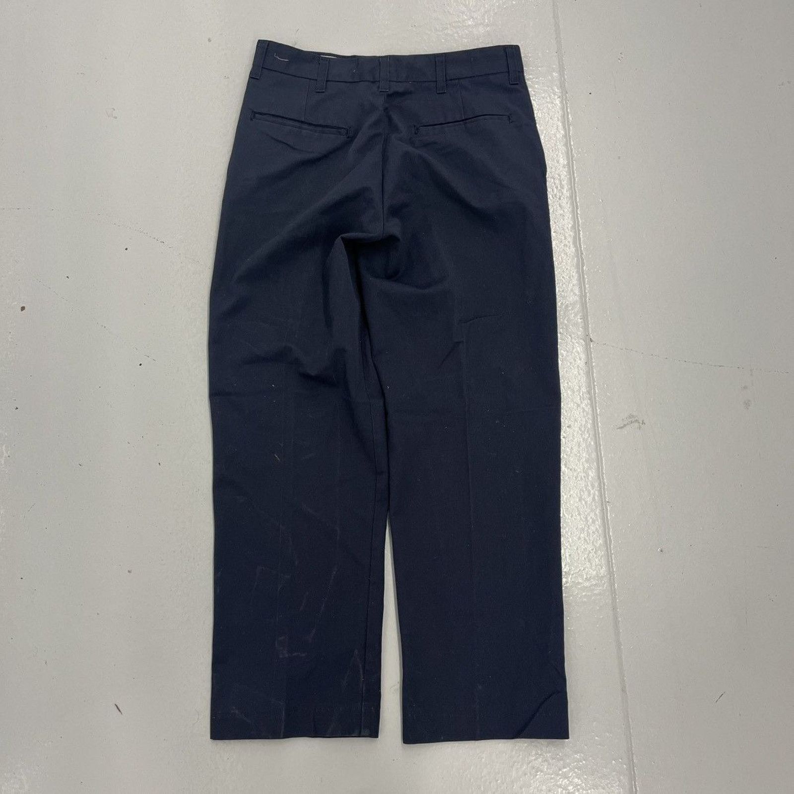 Other Vintage 70s 80s Cintas Navy Canvas Workwear Chinos 30x27 Size US 30 / EU 46 - 2 Thumbnail