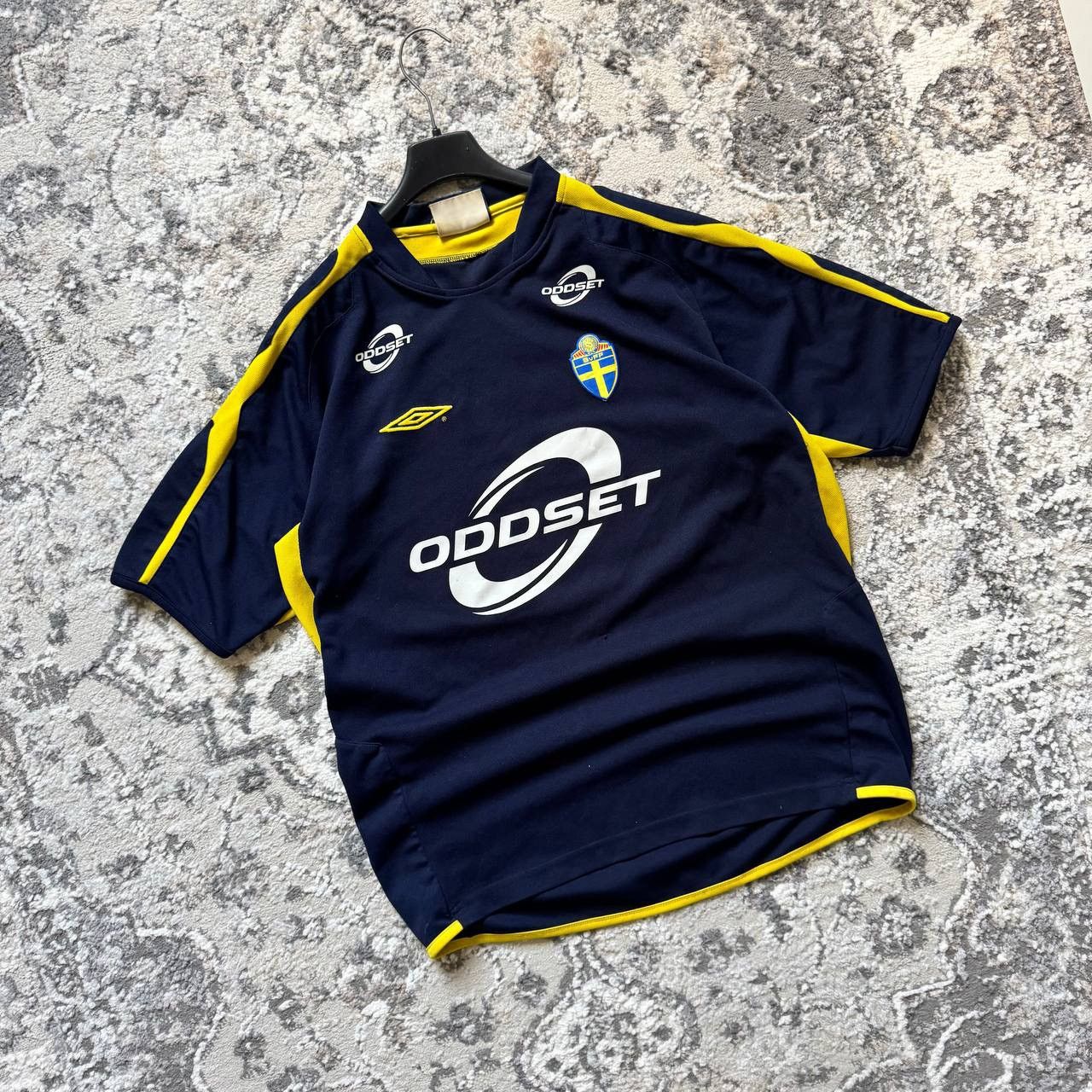 Umbro Vintage 2003 Umbro Sweden Soccer Retro Blokecore Jersey Size US L / EU 52-54 / 3 - 2 Thumbnail