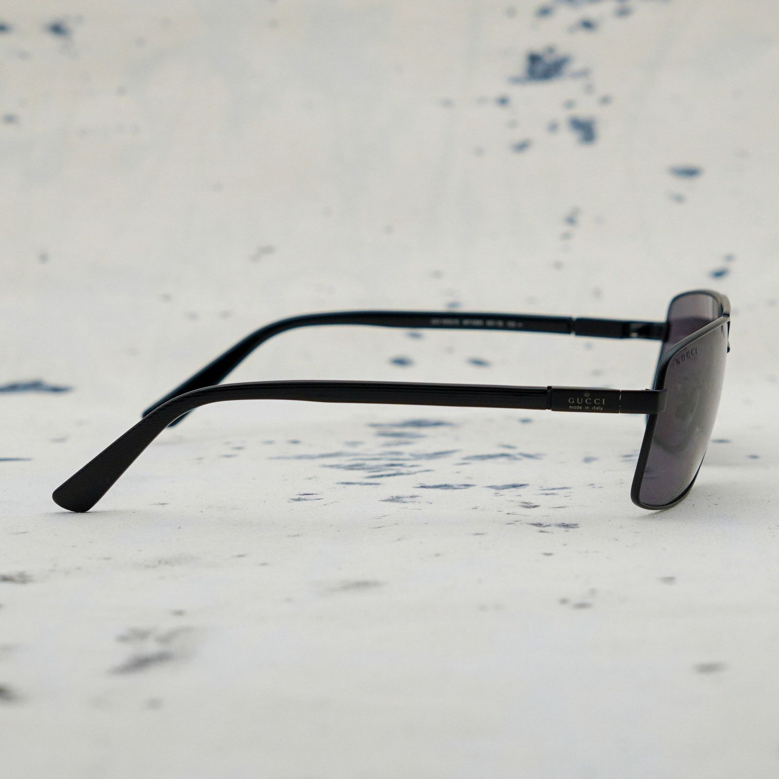Gucci Vintage gucci gg 1950 tinted lens rectangular sunglasses Size ONE SIZE - 3 Thumbnail