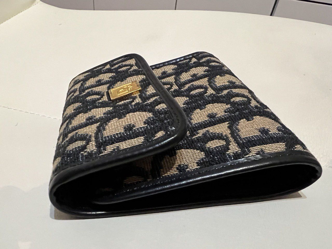 Dior Vintage Christian Dior Trotter Monogram Wallet Y2K Size ONE SIZE - 8 Thumbnail