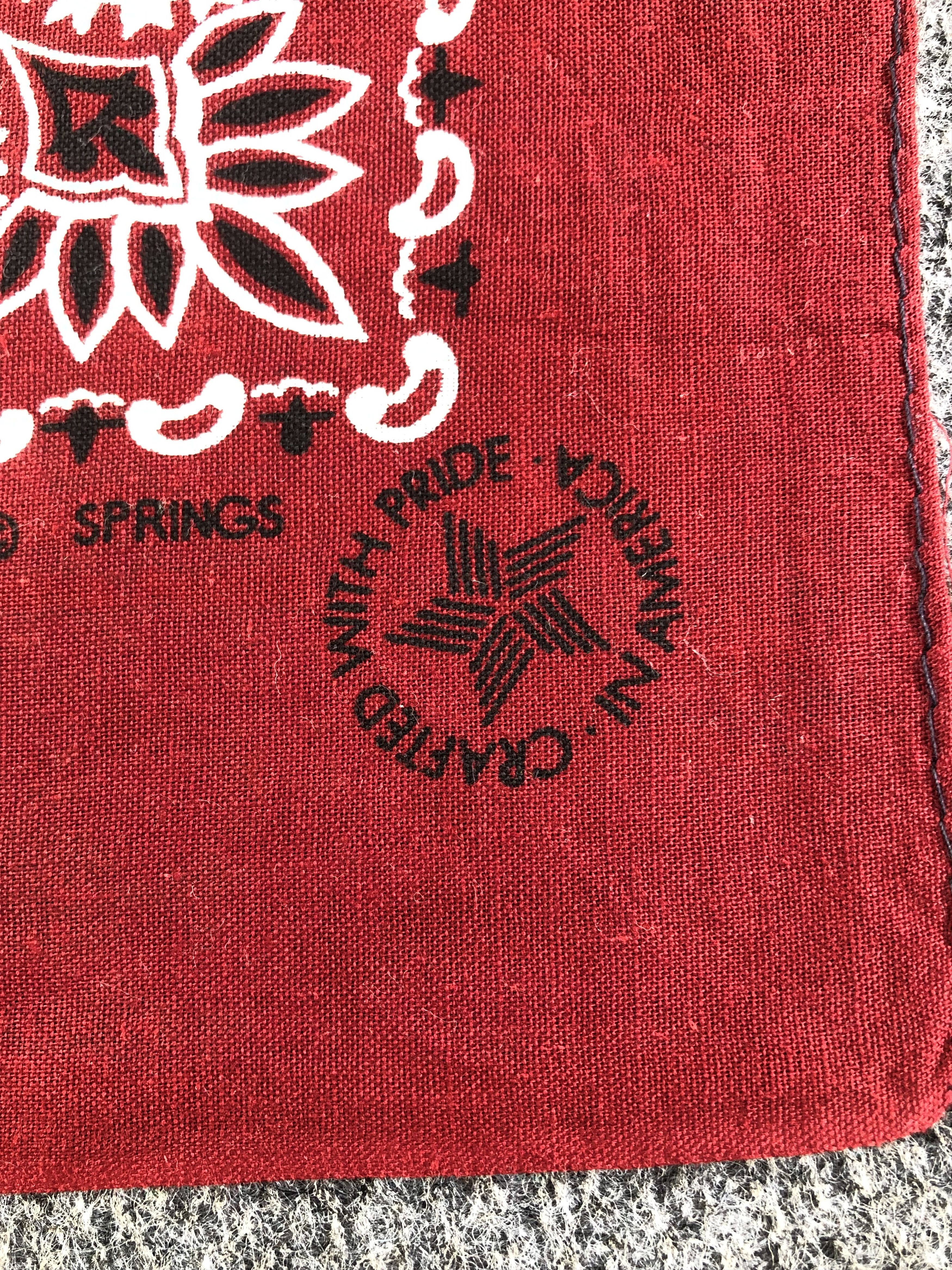Vintage Paislee Handkerchief / Bandana / Neckerchief C358 Size ONE SIZE - 5 Thumbnail