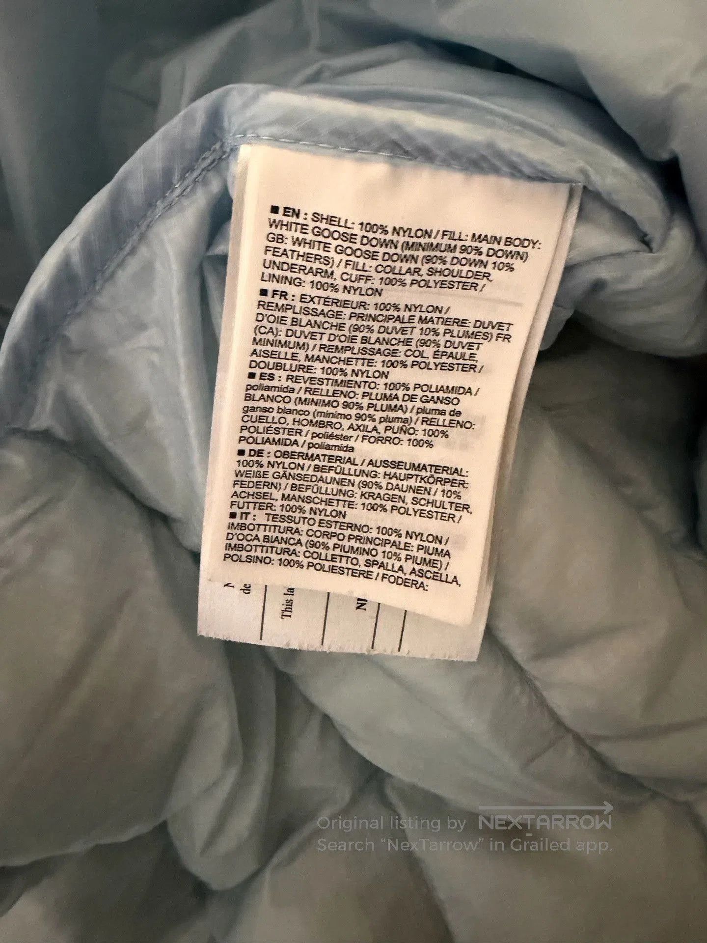Arc'teryx Arc'teryx Cloud Blue Down Jacket. Size US XL / EU 56 / 4 - 4 Thumbnail