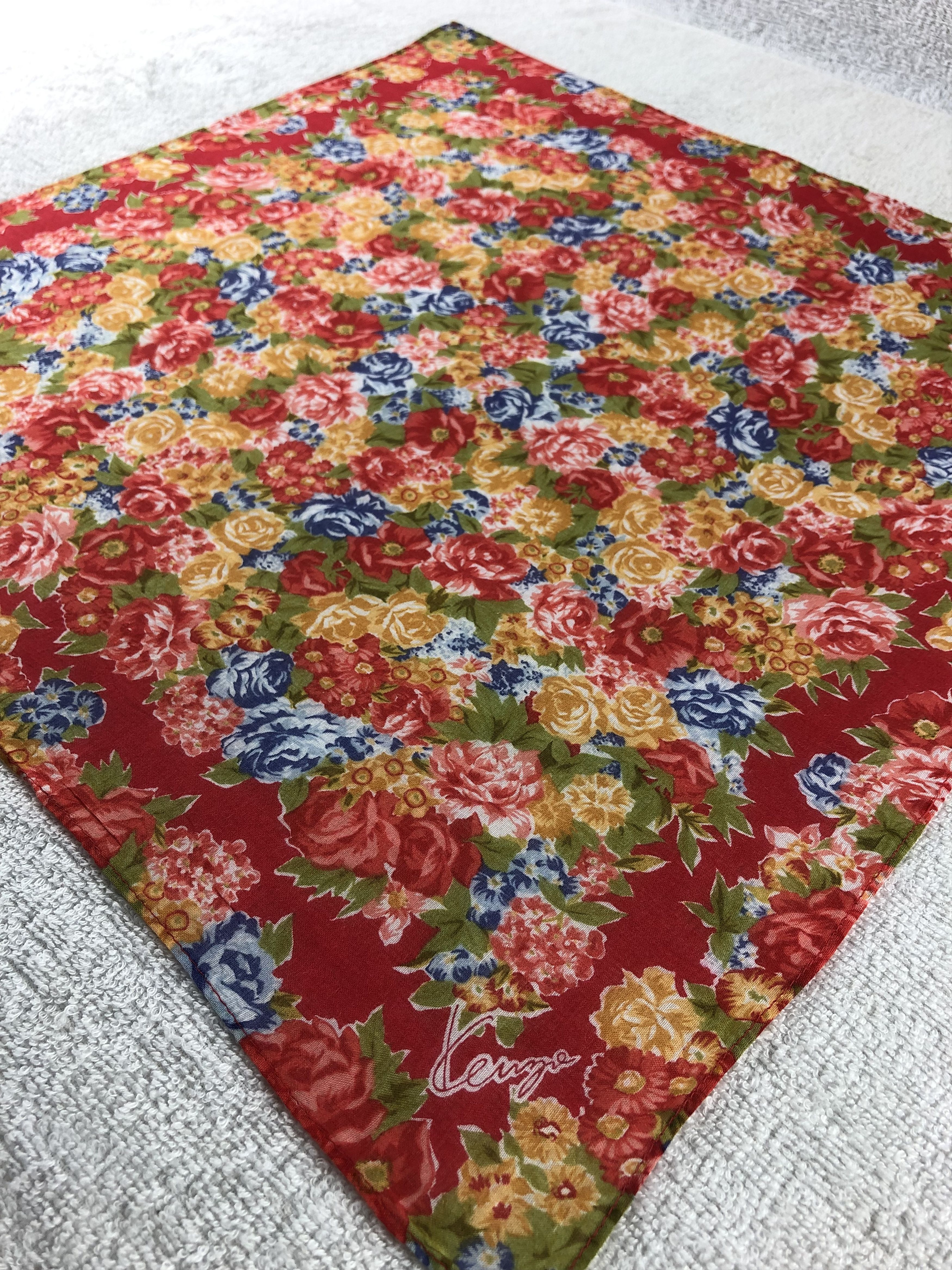 Kenzo × Vintage Kenzo Handkerchief / Bandana / Neckerchief Size ONE SIZE - 4 Thumbnail