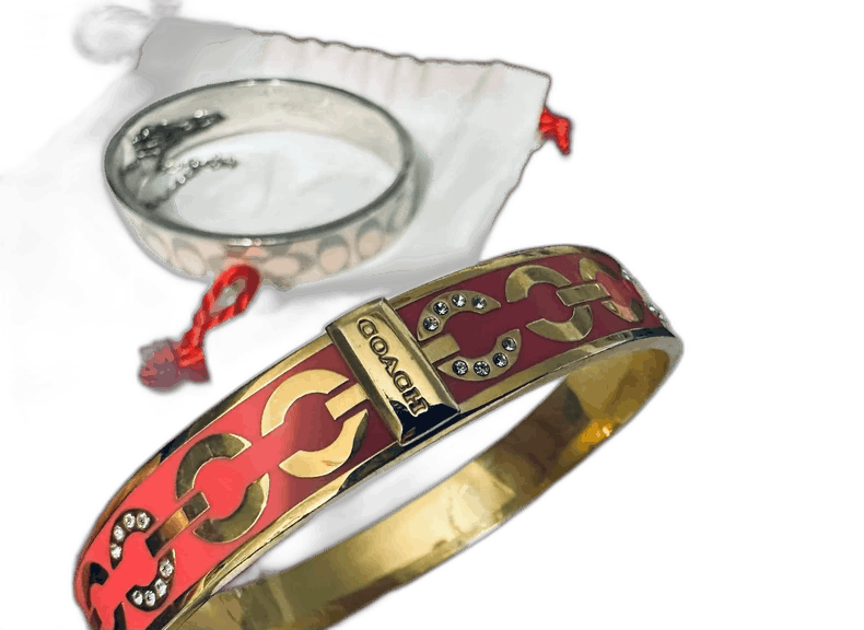 Coach COACH Enamel Bangle Bracelet Set Size ONE SIZE - 1 Thumbnail