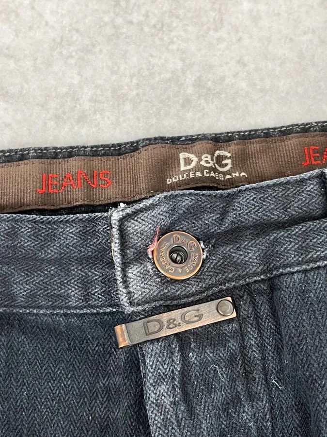Dolce & Gabbana AW2003 Dolce & Gabbana Black Denim Jeans Size US 30 / EU 46 - 10 Thumbnail