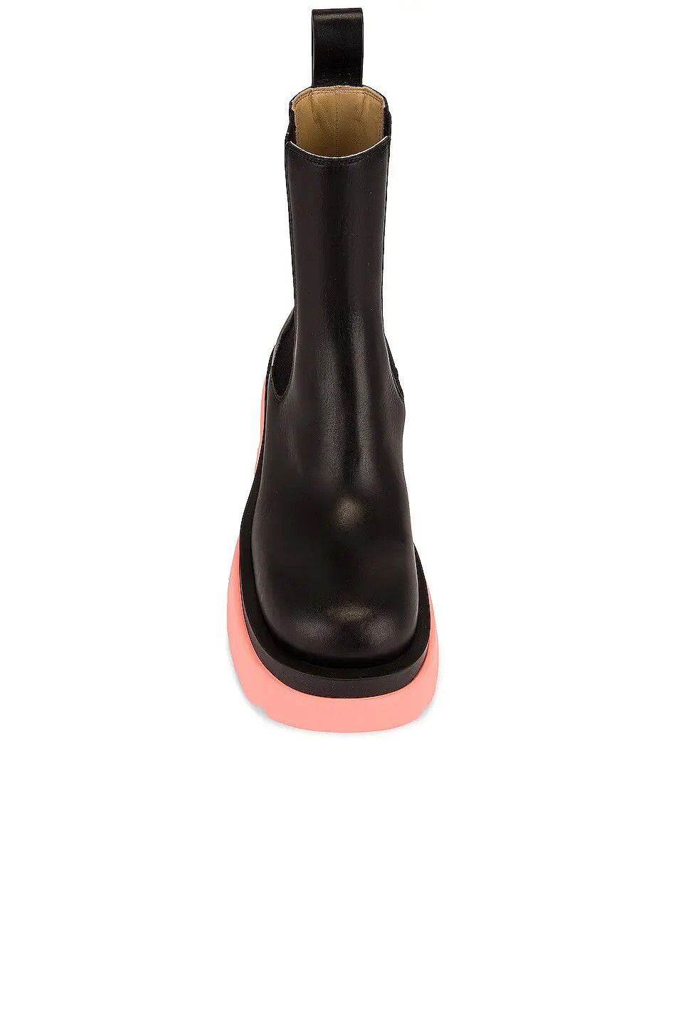 Bottega Veneta o1n1vont1224 Flash Boots in Black & Flamingo Size US 6 / IT 36 - 3 Thumbnail