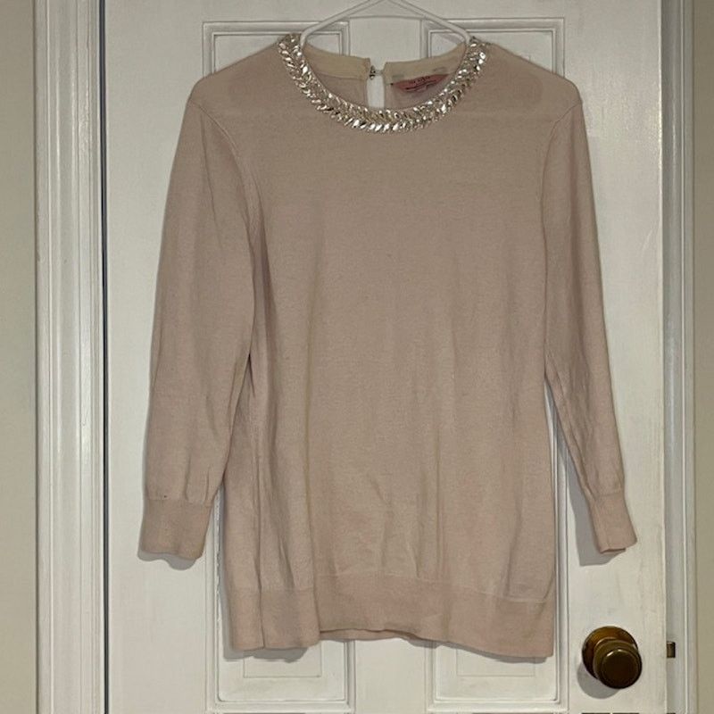 Ted Baker Ted Baker Women's Jewelled Collar - Blush Pink - Size 3 UK Size S / US 4 / IT 40 - 3 Thumbnail