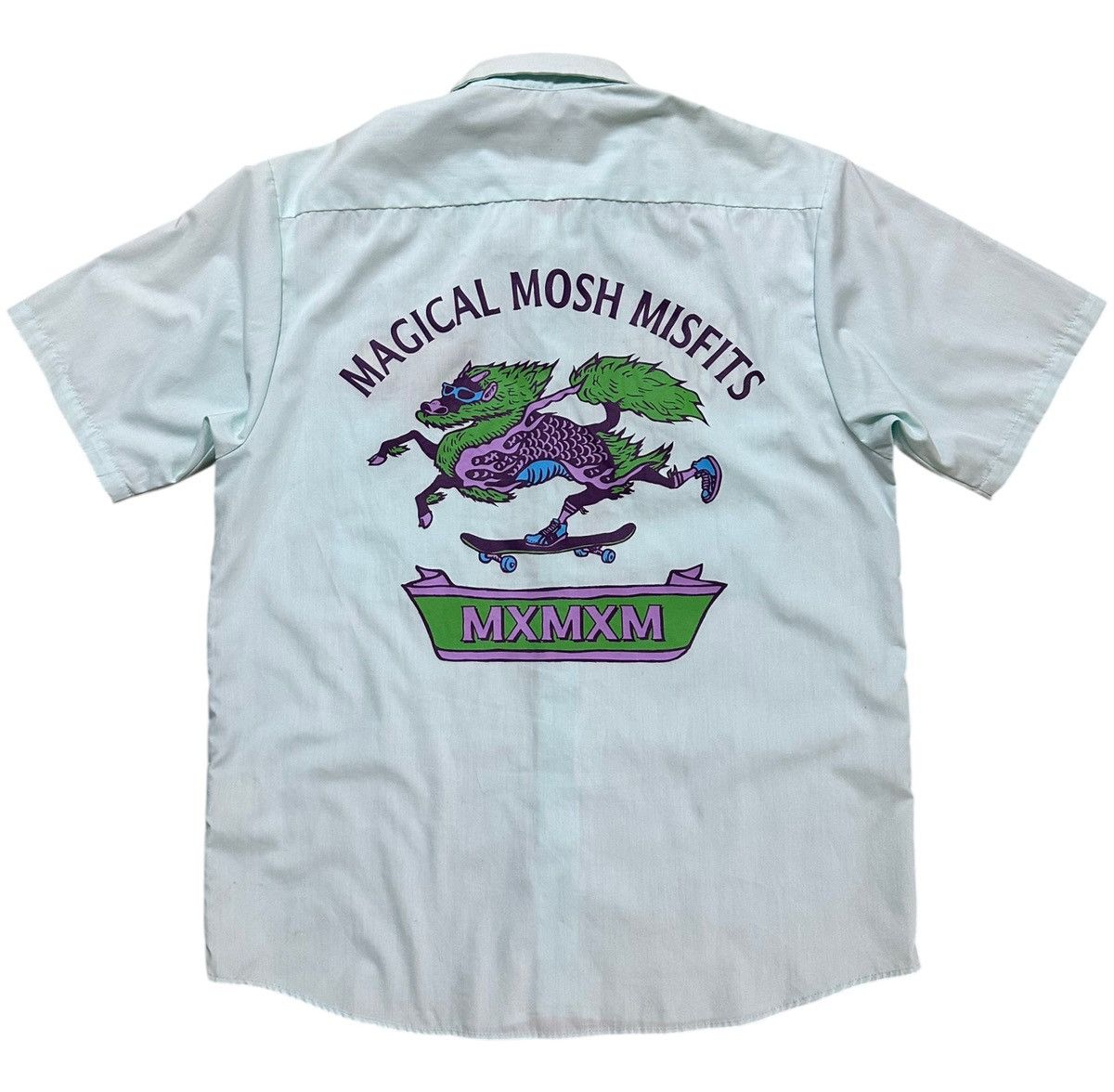 Japanese Brand Magical Mosh Misfits Skate Button Up Shirts Size US S / EU 44-46 / 1 - 1 Thumbnail